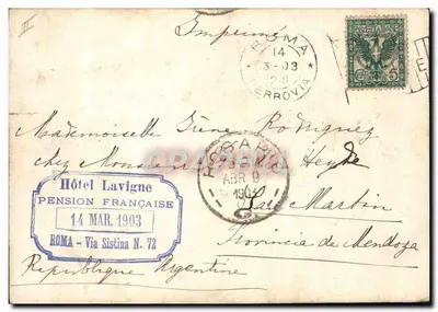 Papa Pio X — Roma — Impressora de Roma — Verso