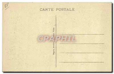 Interior da Pastillerie — Sociedade Central, 4, Praça da Fonte do Hospital, VICHY — editor Ideal — Verso
