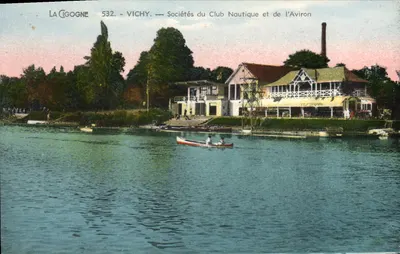 Vichy — Sociedades do Clube Náutico e da Canoagem — Editor La Cigogne, n° 532