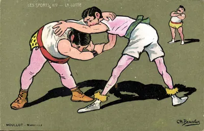 A luta — cena de combate — Moullo - Marseille, n° XIV