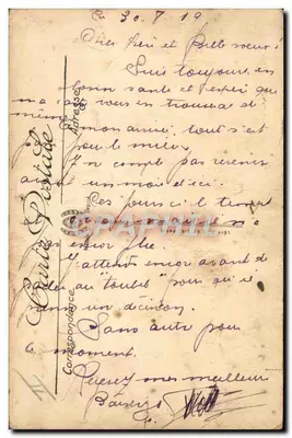 Trois Grâces — LL. — n° 5031 — Verso