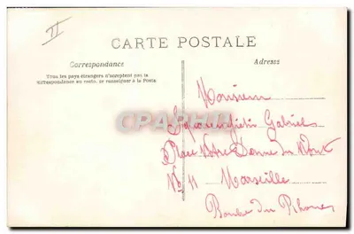 Mulheres e crianças no mar — editor A. H. Aman, n° 882 — Verso