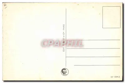 Strandbild — Paar mit Netzen — Zeichnung von Xanr — Verlag Forcet et Cie, Paris, n° 1004-2 — Rückseite