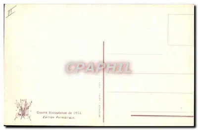 Artiglieria francese — Carica del cannone da 75 — M. L. n° 2070 — Verso
