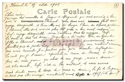 Canhão Schneider de 155 mm de assalto — Guerra europeia de 1914-1916 — ND. Fot. — Verso