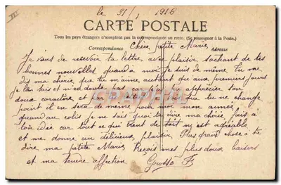 A Redação do Relatório — País da França — n°3 — Verso