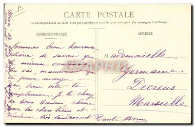 Typ Bethmalais, blisko Castillon (Ariège) — Fauré i synowie, wydawcy, St-Girons (Ariège) — Rewers