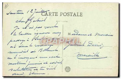 Ariège Pittoresque — Aldeia de Bethmale — Foto Fauré, editado por St-Gérons (Ariège) — Verso