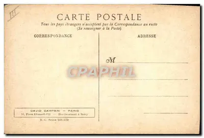 Victor Boucher — Uroczy mężczyzna pijący Campari — Studio G.L. Manuel Frères — Rewers