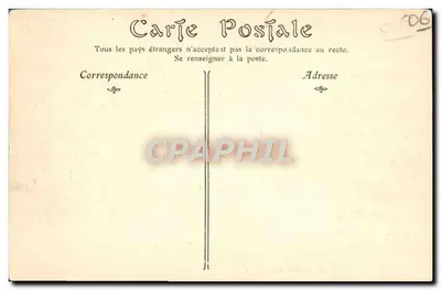 Nizza — La Cascata del Castello — Editore: V. P. & Cie, n° 388 — Verso