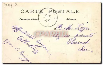 Igreja de Santa Clotilde — Paris 7º arrondissement — C. M. n° 614 — Verso