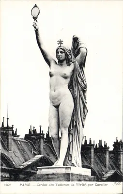 Paris — Jardim das Tuileries, a Verdade, por Cavelier