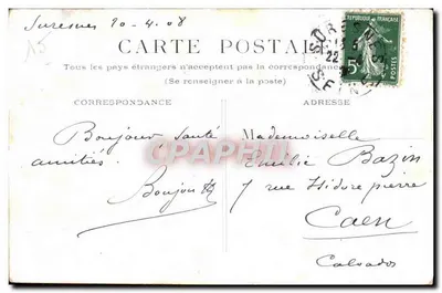Parijs - Invalides — uitzicht op het domein — uitgever onbekend — Achterkant