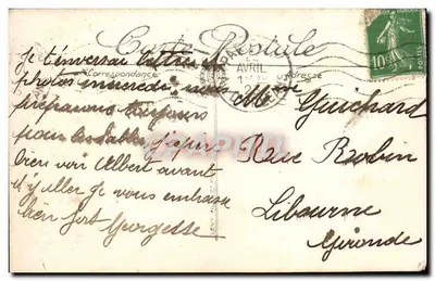 Paryż — Ogólny widok Louvru — LL. n°49 — Rewers