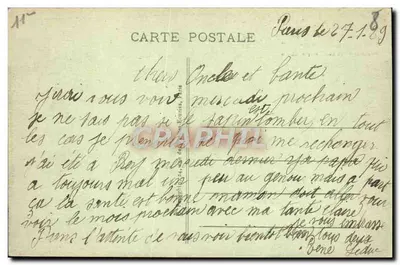 Place de la République — Paryż — A.P. wydawca, nr 140 — Rewers