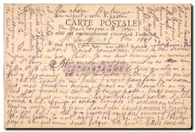 Konklawe 1903 — ks. Svampa Domenico, arcybiskup Fermo — kartka pocztowa — Rewers