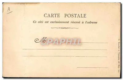 Migr Vivès y Tuto Calzanz — Portrait du cardinal élu en 1903 — Éditeur G. Boucher et Viseaux, éd. Rep. int. — Verso