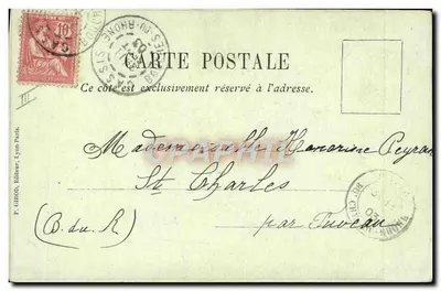 S.S. Pie X — Portrait — P. Girod, Lyon, n° 103 — Rückseite