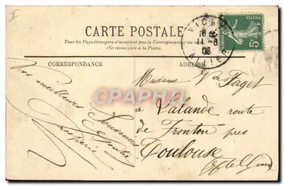 Vichy - A Fonte do Hospital — LL. — n° 223 — Verso