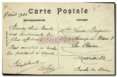 Aix-les-Bains — Estabelecimento das Águas de Marhoz — LL. — Verso