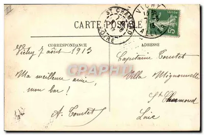 Vichy — De Bron van het ziekenhuis — LL. n°314 — Achterkant