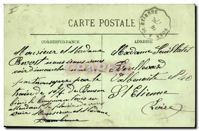 Vichy — La Fuente de la Grande Grille — LL. n°313 — Reverso