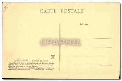 Bitwa z Psem — Montargis — Wydawca CFM — Rewers