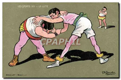 Les Sports. XIV — A Luta — Moullot - Marseille