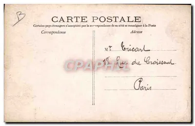 Atleta musculoso — retrato — Walery, Paris — Verso