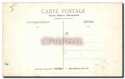 O Navio de Southampton — ilustração marítima — União Postal Universal — Verso