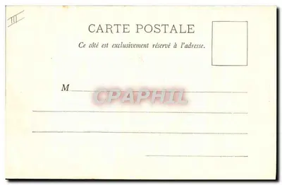 Wystawa z 1900 roku - Messageries Maritimes — Toulouse, Paryż — Rewers