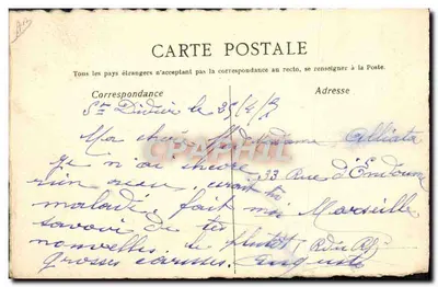 Frau mit rotem Hut — Art Déco-Stil — Le Javroche — Rückseite