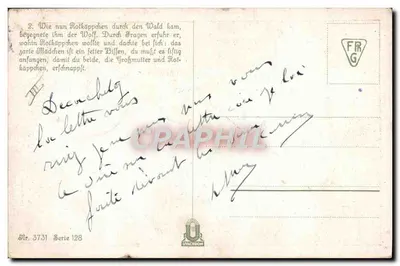 Rothkäppchen — Brüder Grimm — O. Kubel — Verso