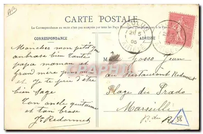 L'Ariège pittoresque — Nuovi sposi massatois — Faure e figli, editori, St-Girons e Foix (Ariège) — Verso