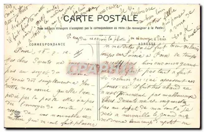 Menina de Castillon — Lembrança do Ariège — Edições Labouche Frères, Toulouse, Série Salat — Verso