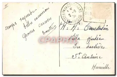BETHMALAISE (Ariège) — donna in costume tradizionale — Foto Fudré, Poix-St-Girons — Verso
