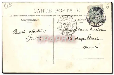 Paris - Parc Montsouris - O Lago — P. Marmuse, Paris, n°426 — Verso