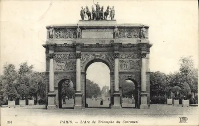 Paris — O Arco do Triunfo do Carrousel — ND Phot.