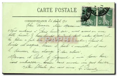 Fontainebleau — A Floresta — A Garganta dos Lobos — LL — Verso