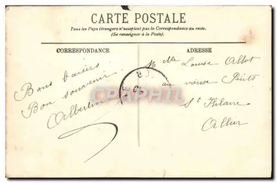 Paris — Ansicht des Bois de Boulogne — LL. n°258 — Rückseite