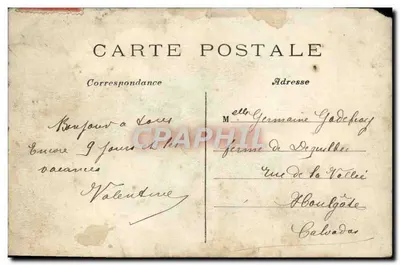 París — Vista panorámica del Sena hacia el Louvre — E.V. 724 — Reverso