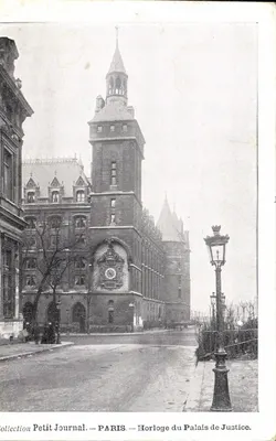 Relógio do Palácio de Justiça — Paris — Coleção Petit Journal