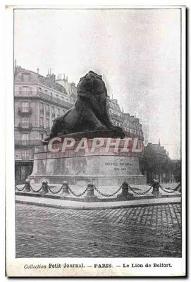 O Leão de Belfort — Paris — Coleção Petit Journal
