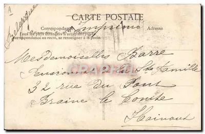El Cardenal Richard en su lecho de muerte — Cliché Branger — Reverso