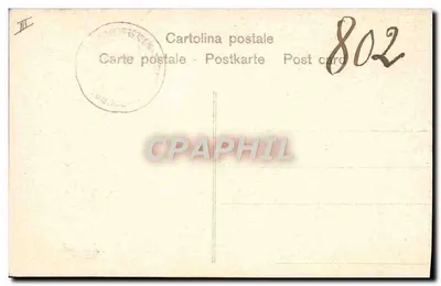 Der Heilige Vater mit seiner Hofhaltung — Photographie von Pius X — Verlag Alfresco, Nr. 311 — Rückseite