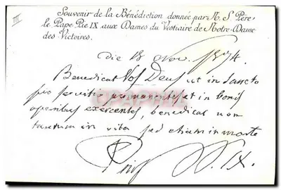 Papież Pius IX — Portret rzeźbiony — A. W. Schulgen, wydawca — Rewers