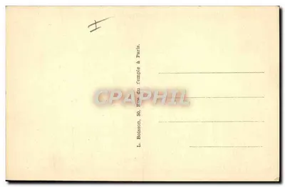 Monseigneur Chaptal, Évêque d'Isionda — portrait en tenue épiscopale — cliché Manuel — Verso