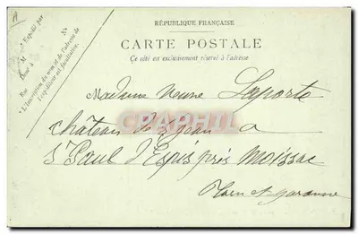 Vichy — Pavilhão de Repouso da Fonte dos Célestins — LL. n°8 — Verso