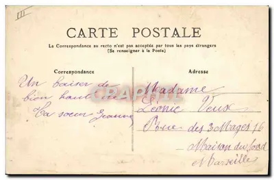 Vichy — Bron Lardy — groep mensen voor een fontein — Achterkant