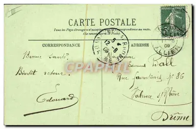 Vichy — Źródło Szpitalne — LL. n° 314 — Rewers